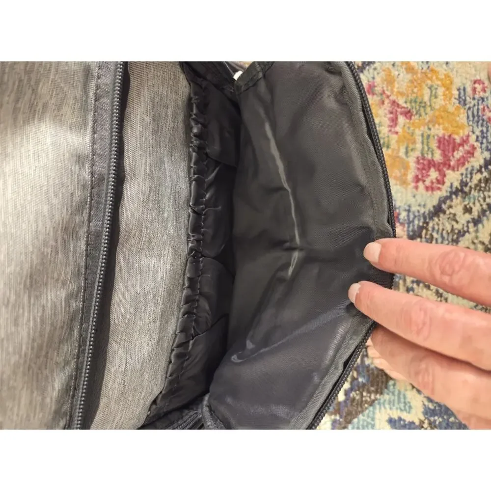Eddie Bauer Cascade First Adventure Backpack Diaper Bag Gray Travel Sack